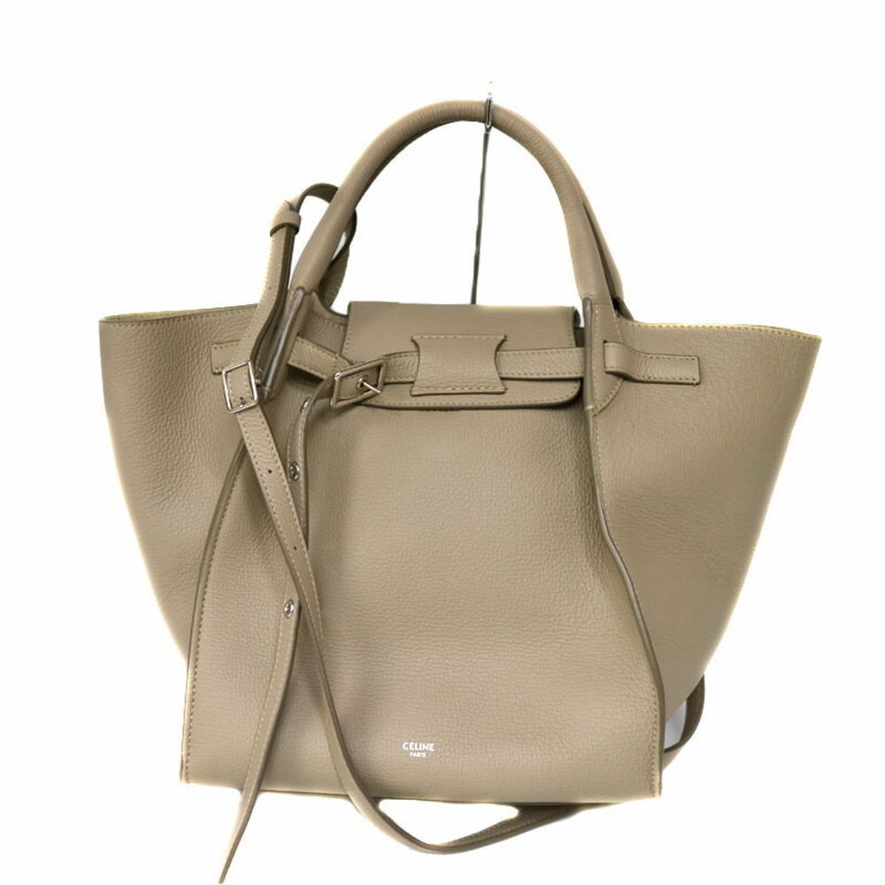 CELINE Bag Beige Suede Leather